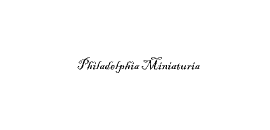 Philadelphia Miniaturia